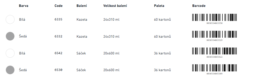 Acryl 15 Bílá, Salám, 600 ml