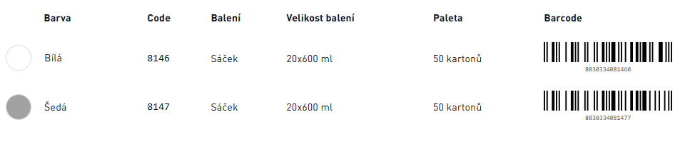 PU HM Edilia Šedá, Salám, 600 ml